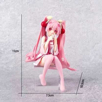 Hot Kawaii Girl Hatsune Miku Anime Figure Fashion Subclture Miku Action Figure Birthday Gift PVC Collection Model Doll Toys