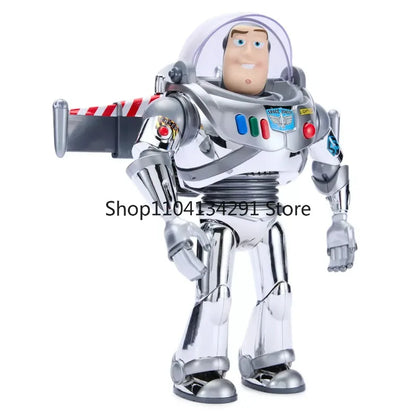Original Disney "Toy Story" 30th Anniversary Limited Edition Talking Buzz Lightyear Action Figure Display Model Toy
