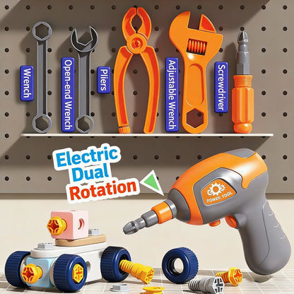 2026 New Kids Tool Set DIY Nut Assembly Toy Kit STEM 3D Puzzle Building Tools Montessori Toys Gifts for Boy Girl Repair Tools