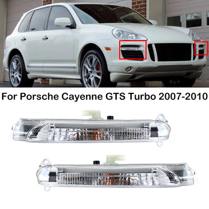 LH RH Car Front Daytime Running Lights DRL For Porsche Cayenne GTS Turbo 2007 2008 2009 2010 Driving Light 7L5941181E 7L5941182E