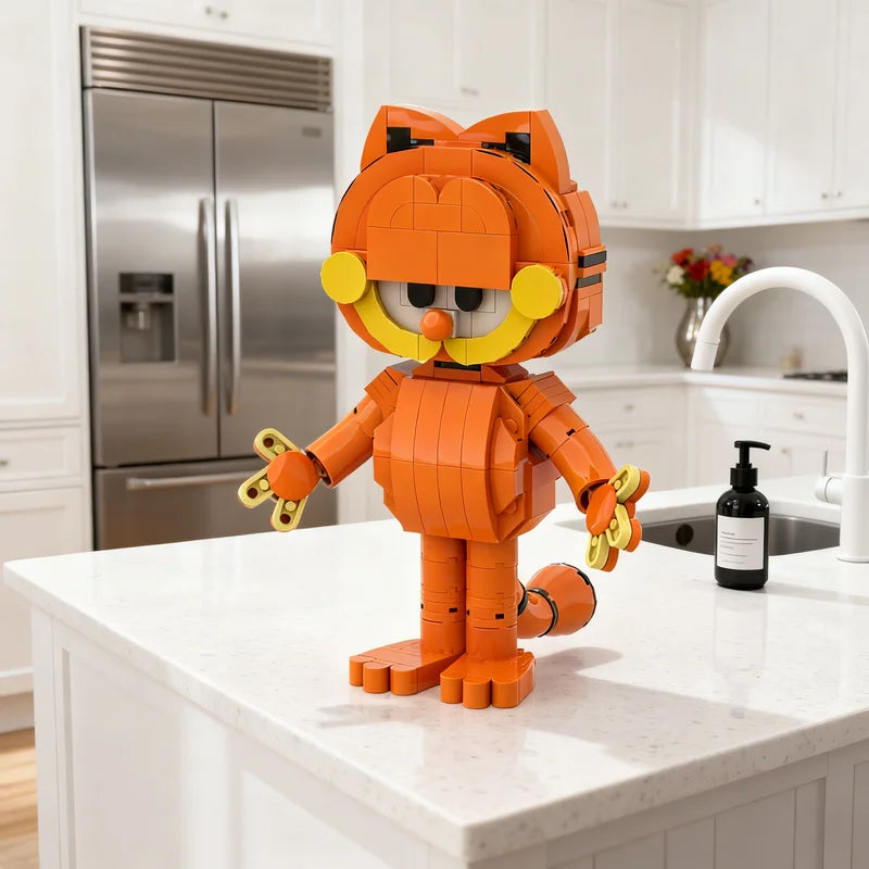 317pcs MOC GARFIELD Creator Model Building Blocks Construction Toy Assemble Christmas Gift Creative DIY Idea Toys Architecture