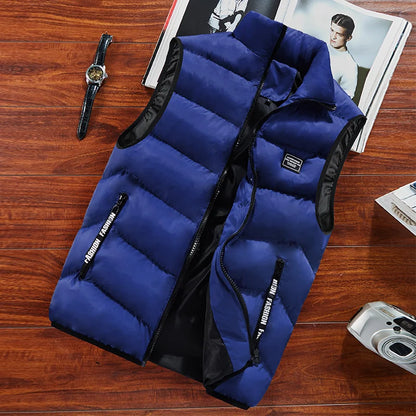 Spring Fashion Mens Jacket Sleeveless Vest Thermal Soft Vests Casual Coats Male Cotton Mens Vest Men Thicken Waistcoat 8Xl