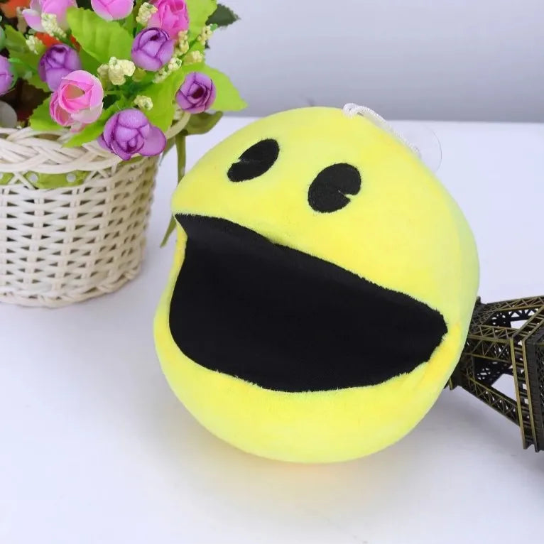 Pacman Plush Toys, Creative Cute Pac-Man Stuffed Doll Soft Plush Figure, Cartoon Game Peripheral Plushies, Kawaii Home Decor Orn