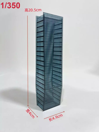 1/350/150 Diorama Outland City Modern Commercial Building Model Street Office Home Scene Model Toys