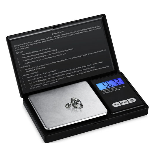 100g 200g 500g X 0.01g Digital Kitchen Scale Jewelry Gold Balance Weight Gram LCD Pocket Weighting Electronic Scales