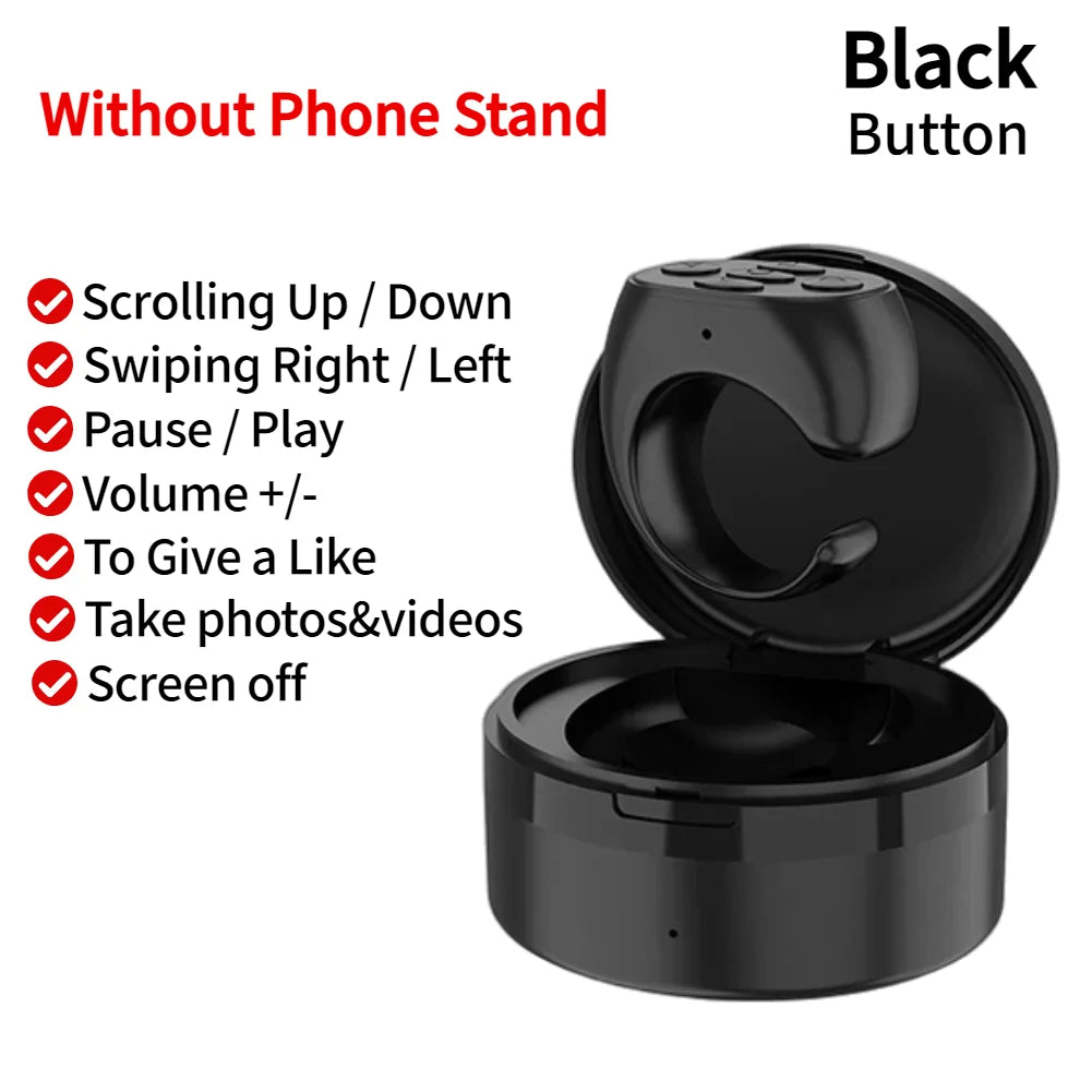 New Fingertip Remote Scrolling Ring Wireless Remote Control One Click Selfie Page Turning Roller Fingertip Controller for Phone
