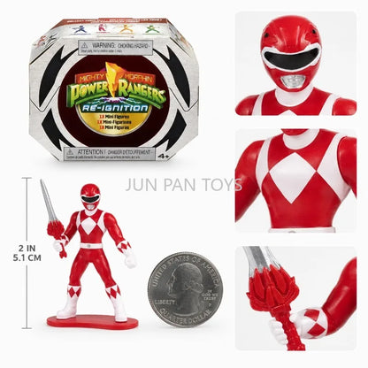 Original Mighty Morphin Power Rangers Re-Ignition Mini Figure Blind Box 2 Inch Mini Figure Rita Putty Patroller Collectible Toys