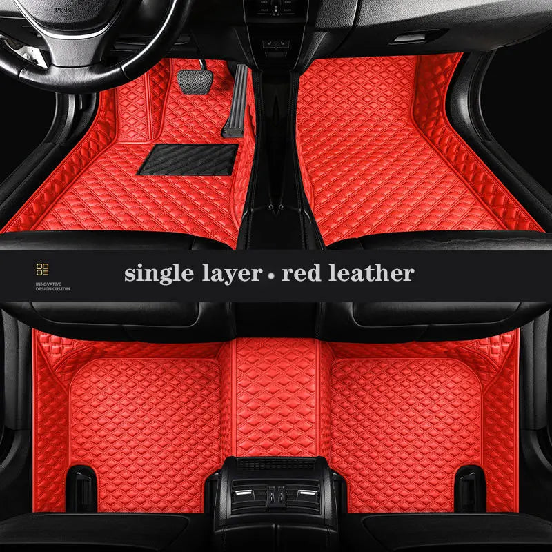 Car Floor Mats for Porsche Macan 2014 2015 2016 2017-2026 Custom Auto Foot Pads Automobile Carpet Cover Interior Accessories