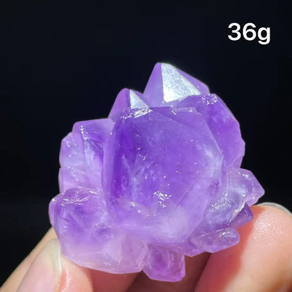 100% Natural Amethyst Flower Clusters, Raw Stones, Mineral Specimens from Madagascar