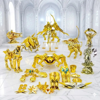 9-Hour ShippingCSModel Saint Seiya Cloth Myth ClothEX Leo/Milo/PISCES/Libra/Taurus/Sagittarius Totem Knights of the ZodiacObject