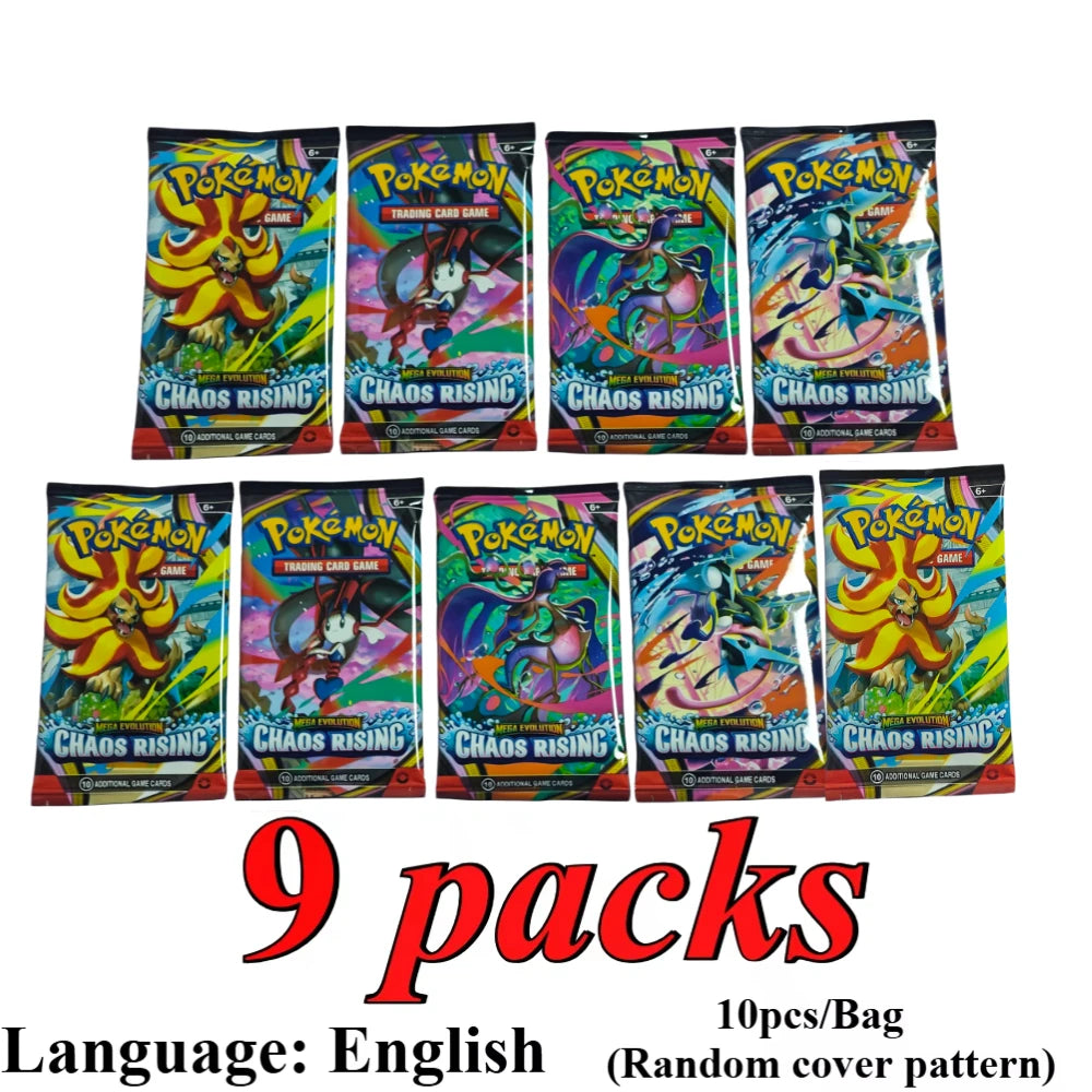 Pokémon TCG: Mega Evolution-Pitch Black Booster Display Box CHAOS RISINC Ascended Heroes Phantasmal Flames TCG Trading Cards Set