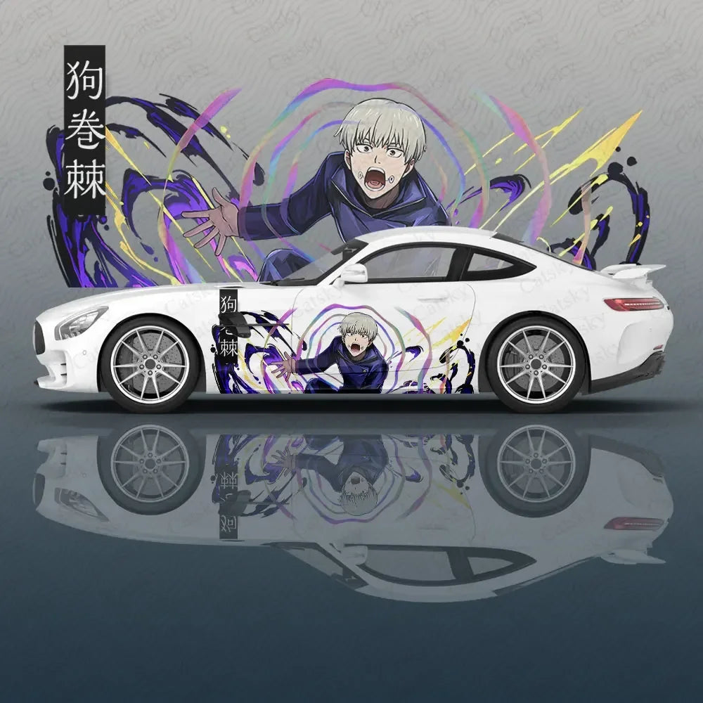 File Grap Jujutsu Kaisen Anime Car Decal Flower Vinyl Car Stickers SUV Side Grap ...