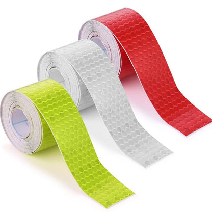 Outdoor Waterproof Reflective Warning Tape, Reflective Tape, Night-Time Stickers Suitable for Trailers, Bicycles, Clothing, Cars, and Decorative Strips