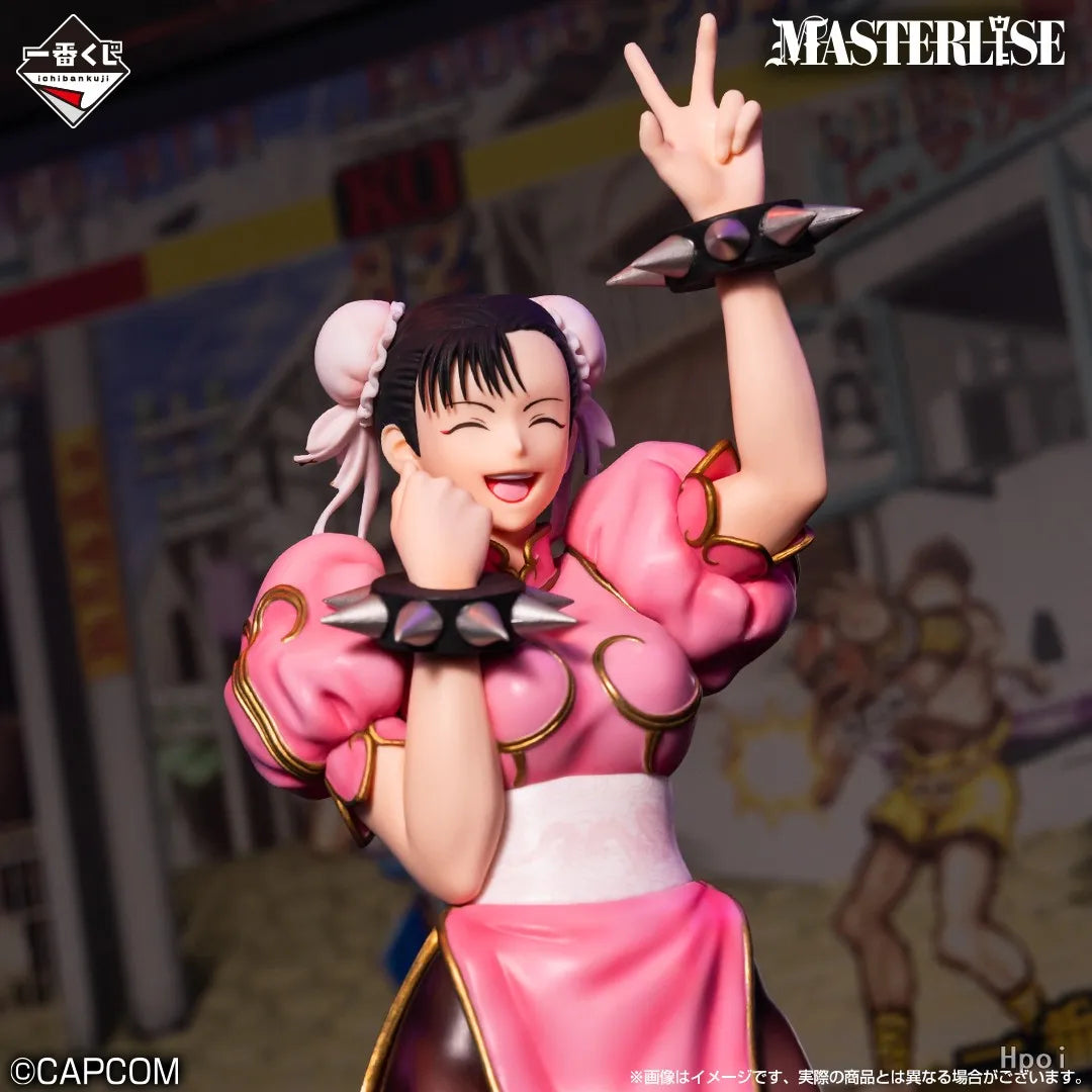 Bandai Original Ichiban KUJI Street Fighter Chun-Li MASTERLISE Grand Prize Figure Model Toy for Boy Gift Collectible