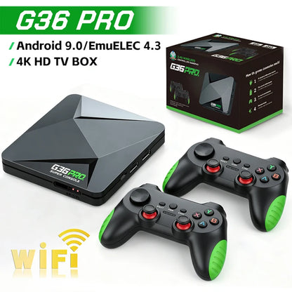 2026 New Super G36 Pro Game Console with 256G 120000+ Retro Video Games,Game Box with Wireless Controller,Kid Gift