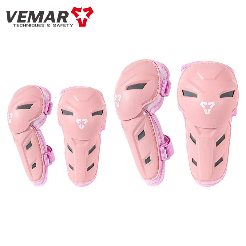 Kids Motorcycle Riding Body Armor/Elbow Knee Protector Children Motocross Back Vest Chest Off-Road Moto Cycling Protective Gear
