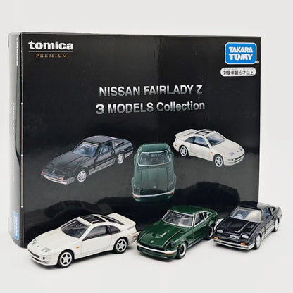 Takara Tomy Tomica Alloy Car Model Toy Nissan FAIRLADY Z 3 Models Collection Set Metal Vehicles Ornaments
