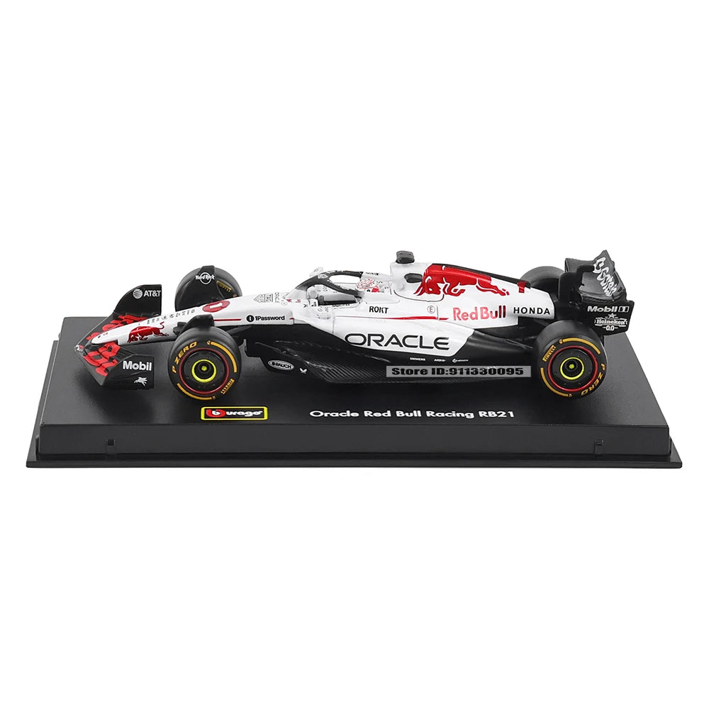 Bburago 1:43 F1 2025 Red Bull Racing RB21 Japan Station #1 Verstappen #22 Yuki Tsunoda Alloy Car Die Cast Model Toy Collectible