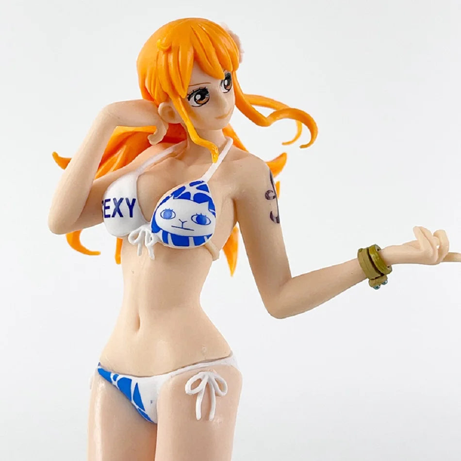 One Piece Anime Figure Nami Shirahoshi Nico Robin Nefertari D Vivi Action Model Pvc Statue Desktop Ornament Collection Toys Gift