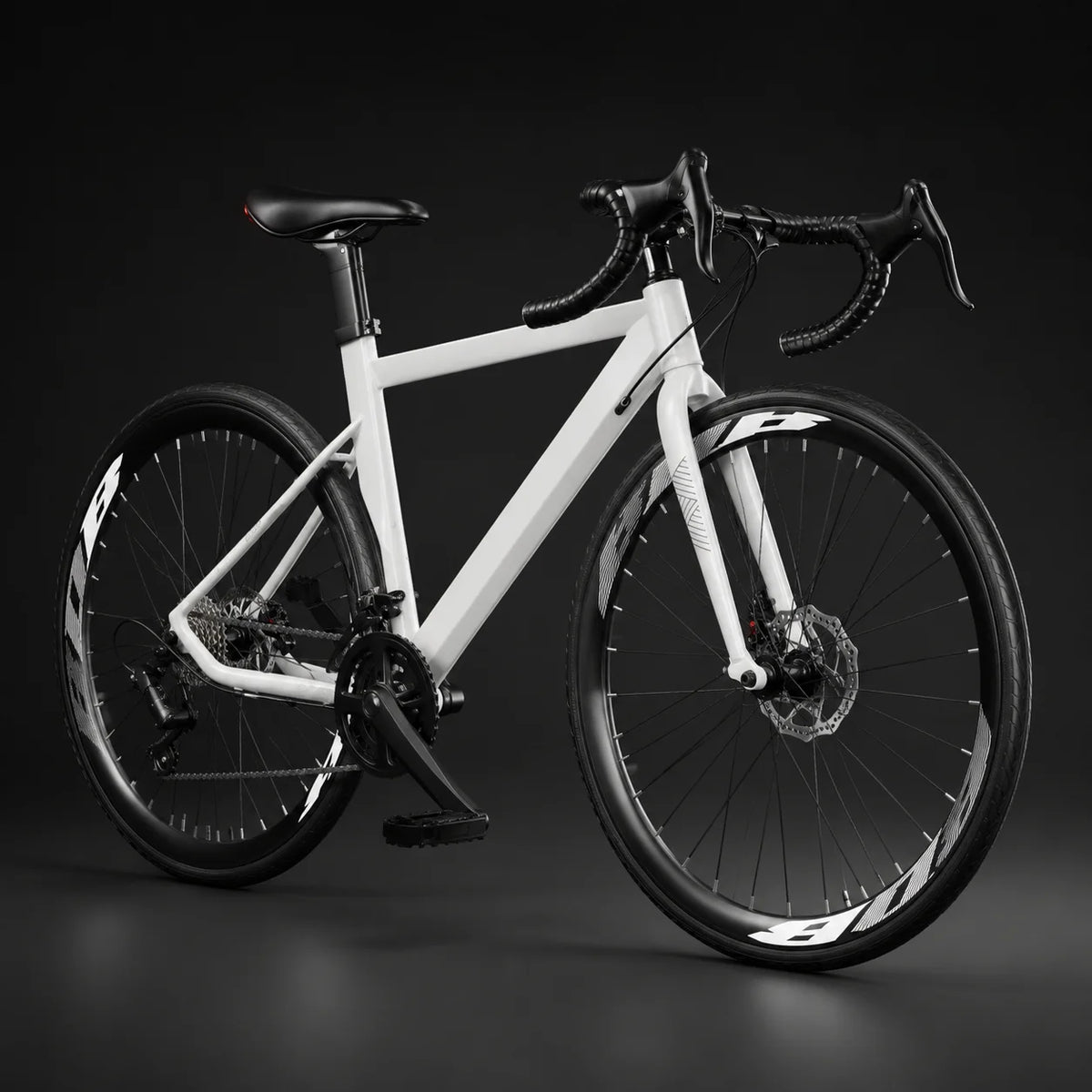 700C Road Bike Drop Bar Bicycle Lightweight Racing Bike 21 24 27 Speed Mechanical Disc Brake Adult Commuter Cycle