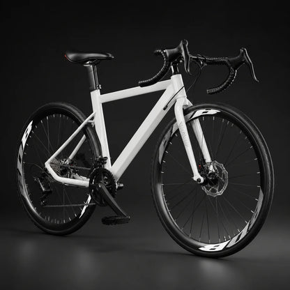 700C Road Bike Drop Bar Bicycle Lightweight Racing Bike 21 24 27 Speed Mechanical Disc Brake Adult Commuter Cycle