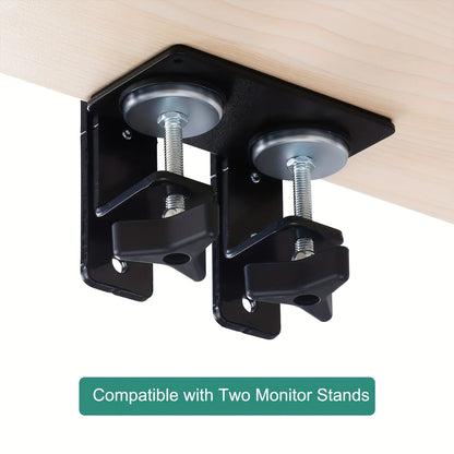 Monitor Mount Reinforcement Plate Large Table Mounting Bracket For C Clamp