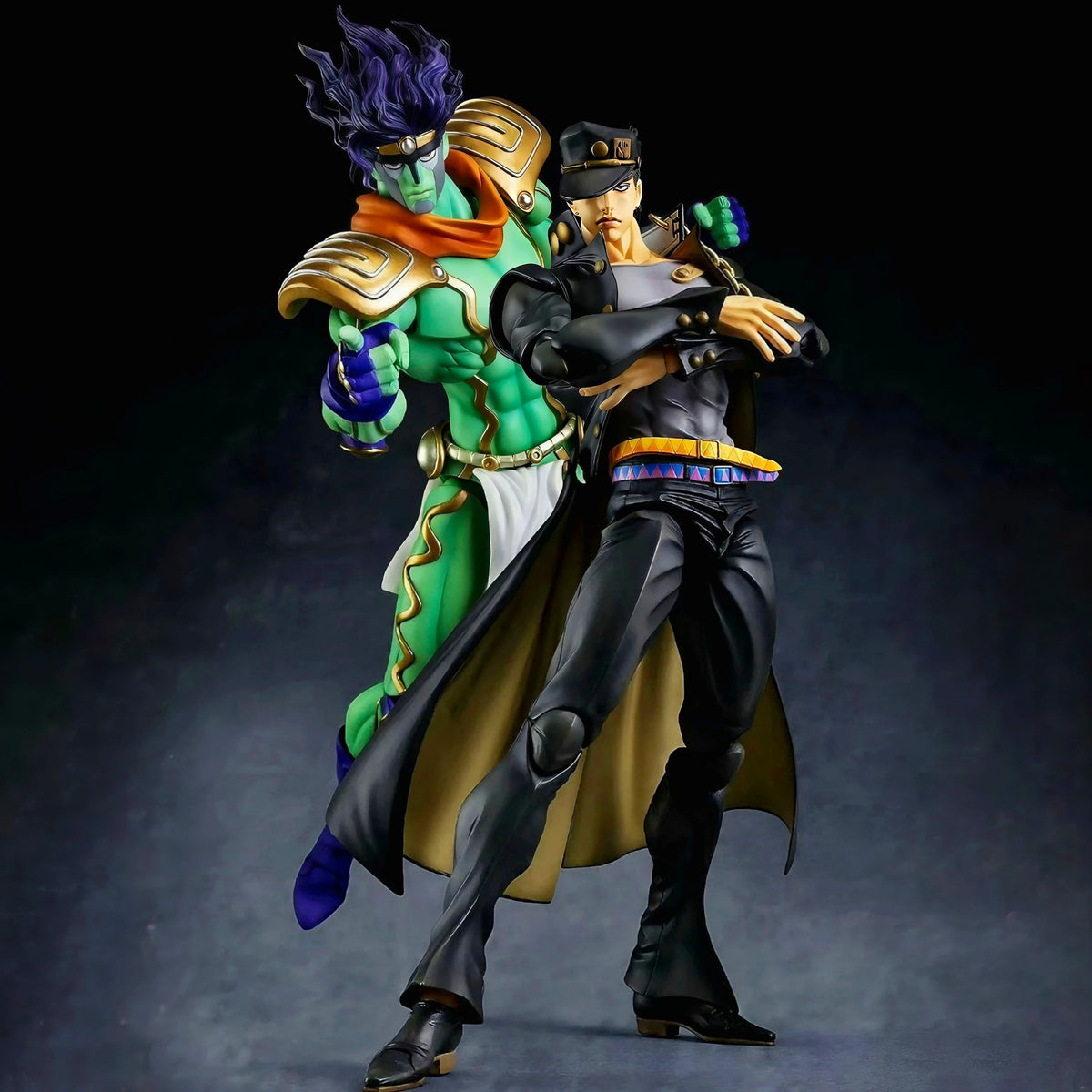 22cm 8.6 inch Anime Star Platinum Jotaro Kujo Action Figures Pvc Statue Desktop Ornamen Collection Statue Model Toys Gifts
