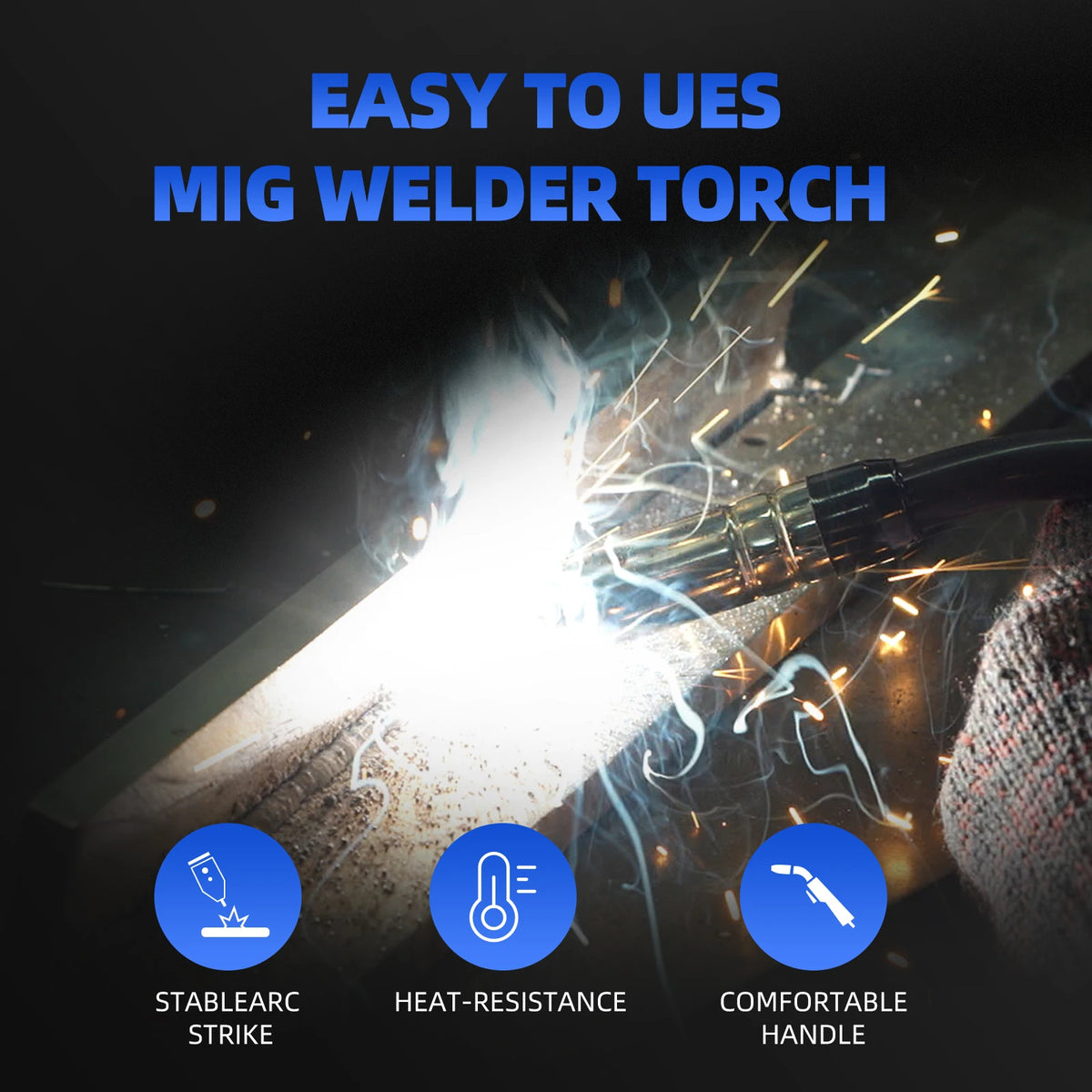 Viladepot 15AK MIG Welding Torch 3M Cable MIG MAG Welding Equipment