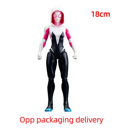 18CM Avengers Legends Figure ZDTDS Original Toy Set Spider Captain Miles Morales Thanos Ghost Iron Man Hulk Box Thor Falcon Doll