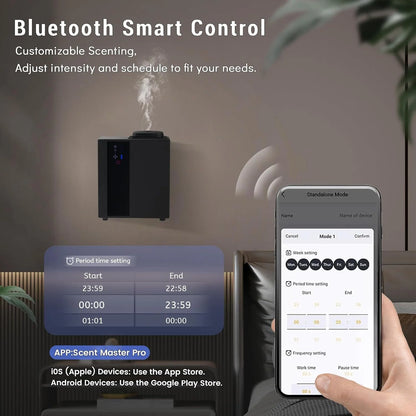 Smart Control HAVC Essential Oil Scent Diffuser A300 Difusores De Aromas Waterless Aromatherapy Diffuser Machine for Hotel Home