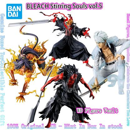 In stock BANDAI BLEACH Stirring Souls vol.5 Ichigo Kurosaki Fushiro Hitsugaya Yoruichi Shihin Zaraki Kenpachi Figures Toy Gift