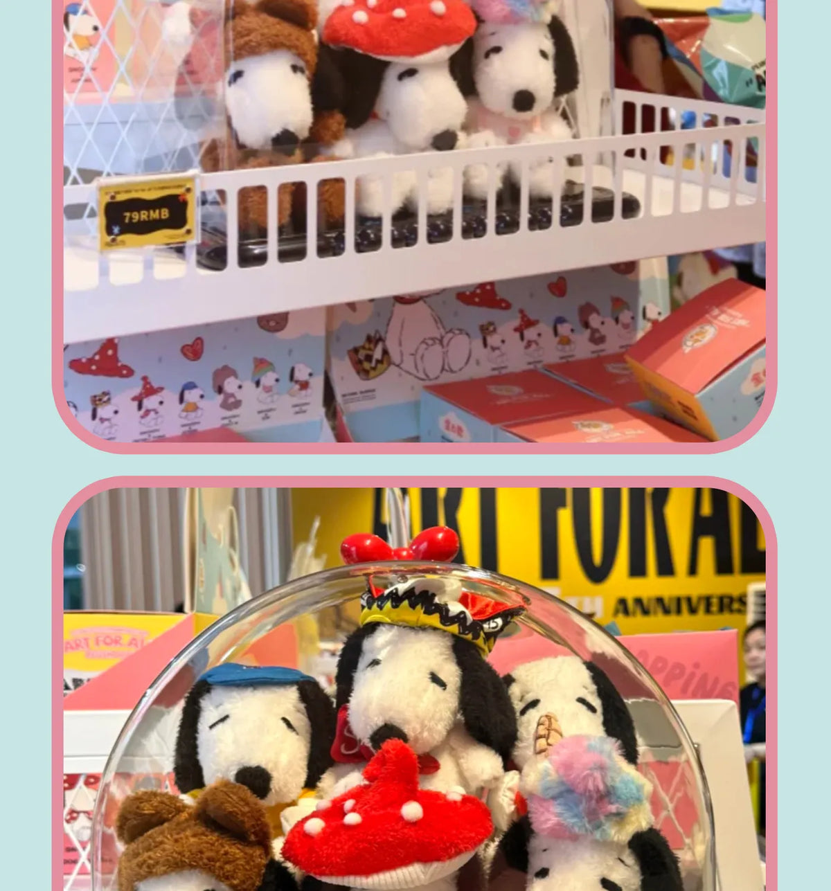 Peanuts SNOOPY All Artist Series Cute Pendant Anime Merchandise Figurine Doll Trendy Desktop Decoration Toy Surprise Gift