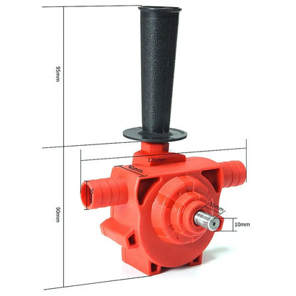 Small Electric Drill Drive Pump Round Shank Self-priming Liquid Transfer Pump Portable High Quality Household Water Pump