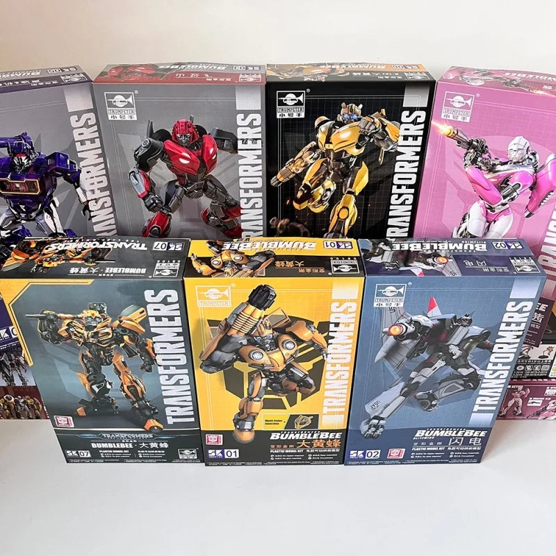 In Stock Trumpeter Transformers Animation Movies OPTIMUS PRIME ARCEE WHEELJACK BLITZWING BUMBLEBEE CLIFFJUMPER STARSCREAM