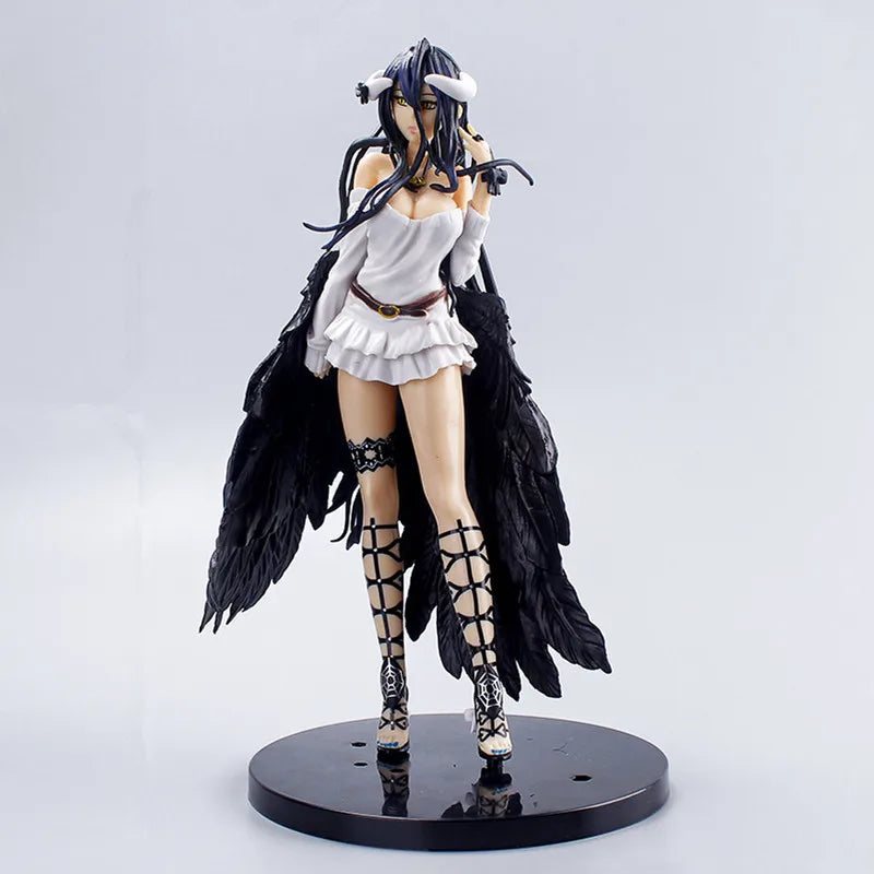 21cm Albedo Action Figures Black Wings Protector PVC Collectible Figure Undead Girl Home Decoration Model Toys For Kid Gift