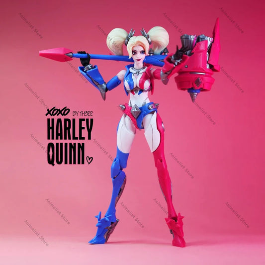 In Stock Genuine Blokees Harley Quinn Action Figure Toys Assembly Model Kit Superman Champion Class Toy Gift