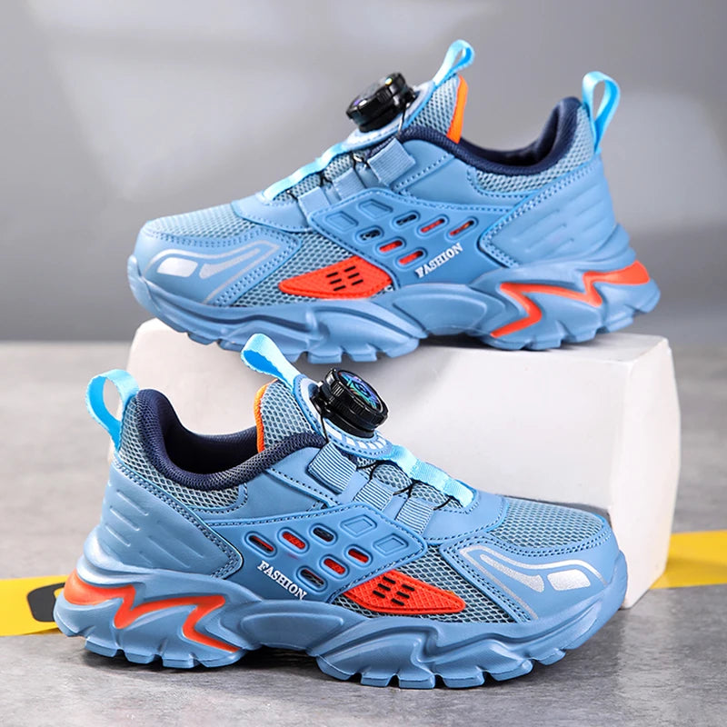 Children Athletic Sneakers Summer Breathable Lightweight Outdoor Running Shoes Non-slip Tennis for Boys Kids Sports Size 28-39
