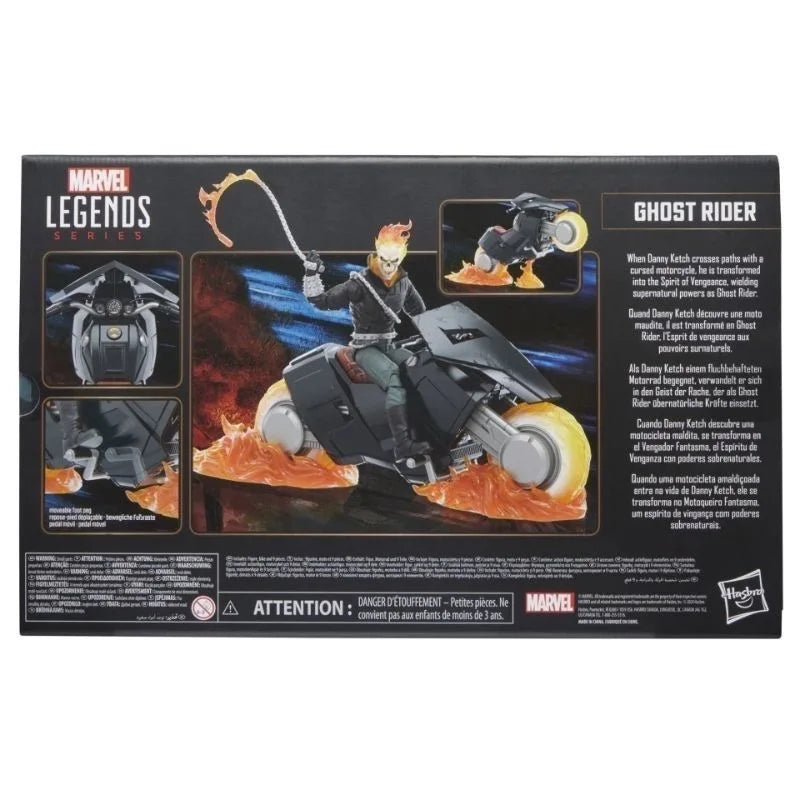 Ghost Rider And Motorcycle Battle Car 85th Anniversary Series 6-Inch  Legends Action Figure Model Gift