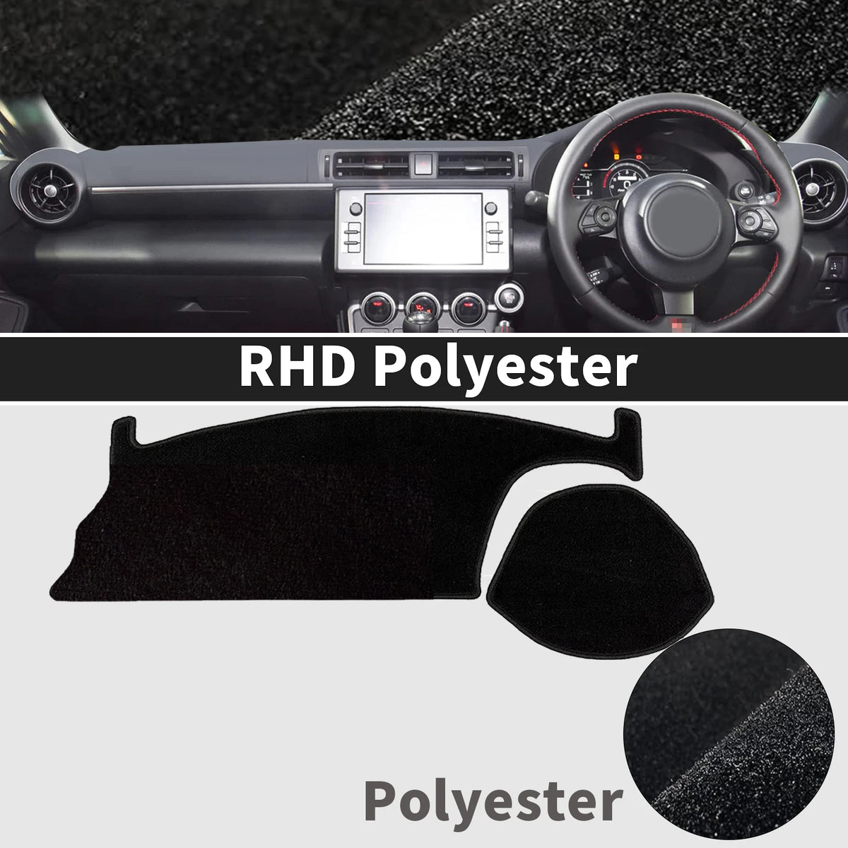 for Toyoa 86 GR86 2021 2022 2023 2024 2025 Car Dashmat Dashboard Cover Pad DashMat Sunshade Protective Carpet Accessories