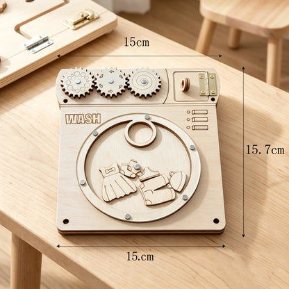 DIY Montessori Busy Board Accessories, Wooden Sensory Educational Toy, Fine Motor Skills & Cognitive Training Learning Toy for K