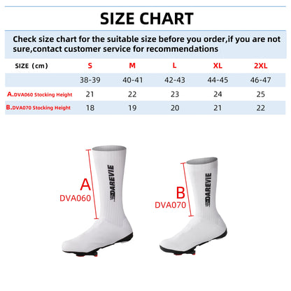 DAREVIE Cycling Overshoes AERO High Speed Quick Dry Cycling Shoes Covers Anti Slip Light Soft Moisture Wicking Shoe Protector
