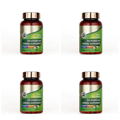 Lutein Eye Vitamins Capsules with Zeaxanthin Zinc Daily Eye Nutrition Supplement Eye Health Support for Adults 90 Count Bottle