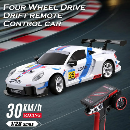 WLtoys 284191 284019-A Upgraded Gyro 1/28 RC Drifting Car 4WD High Speed Radio Control Model 2.4G Drift Racing Vehicle Mini Gift