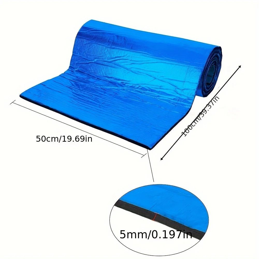 Automotive Thermal and Acoustic Insulation Foam Aluminum Foil Self-Adhesive Thermal and Acoustic Insulation Pads Automotive Hood