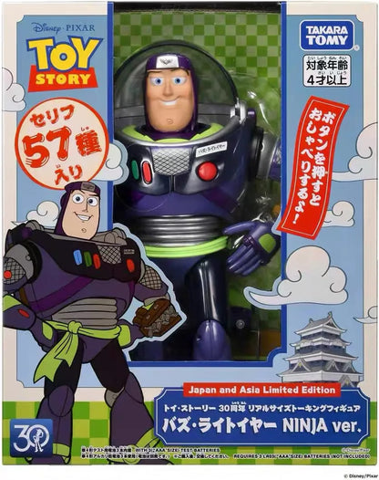 In stock, "Toy Story 30th Anniversary Edition" series of Buzz Lightyear, Woody, and Jessie action figures