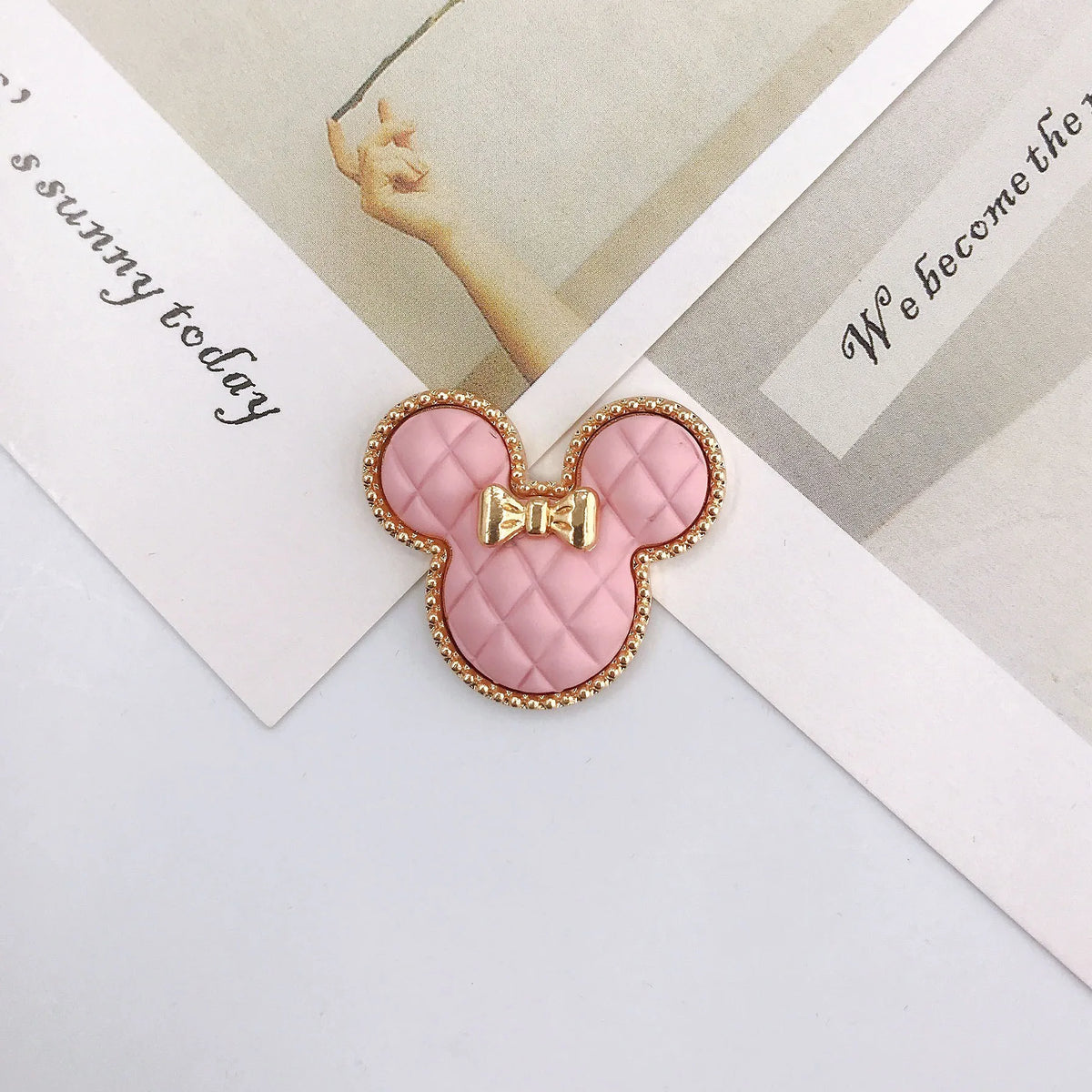 New spray paint Cartoon Doll diy ornament accessories candy color phone case beauty material hole shoes