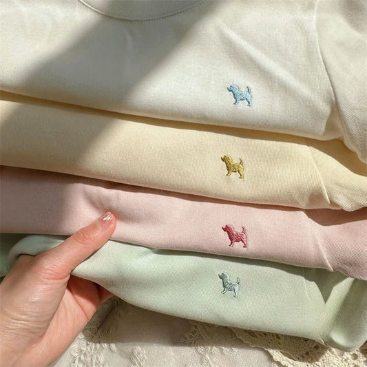 Autumn New Boys Kids Korean Long Sleeve Tshirts Children Simple Solid Versatile Cotton T-Shirts Fashion Baby Toddler Casual Tops