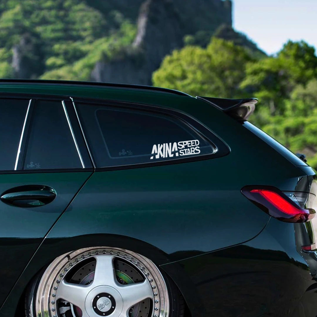 Akina Speed Stars, Initial D Racing Team Replica Vinyl Sticker Decal - JDM Drifting Car Accessories