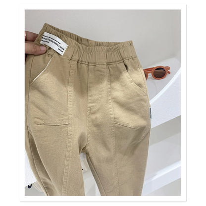 Boys' Pants Spring and Autumn Pants, Big Boys' Autumn Fashion, Western Style, Autumn Children's Clothing, Boys' Casual Pants, Bo