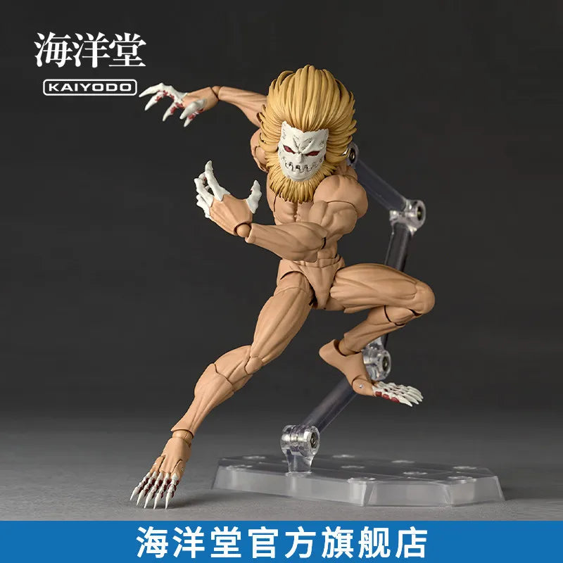 In Stock KAIYODO Amazing Yamaguchi Revoltech Attack on Titan Jaw Titan Action Figure Toy Model Gift